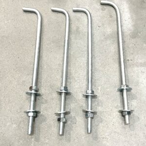 Jeu tiges de scellements